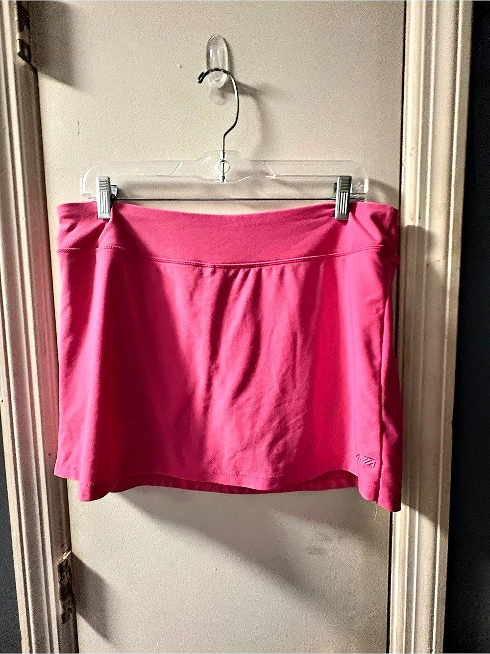 Avia Active Skort with Curved Hem Pink Mini Skort size large